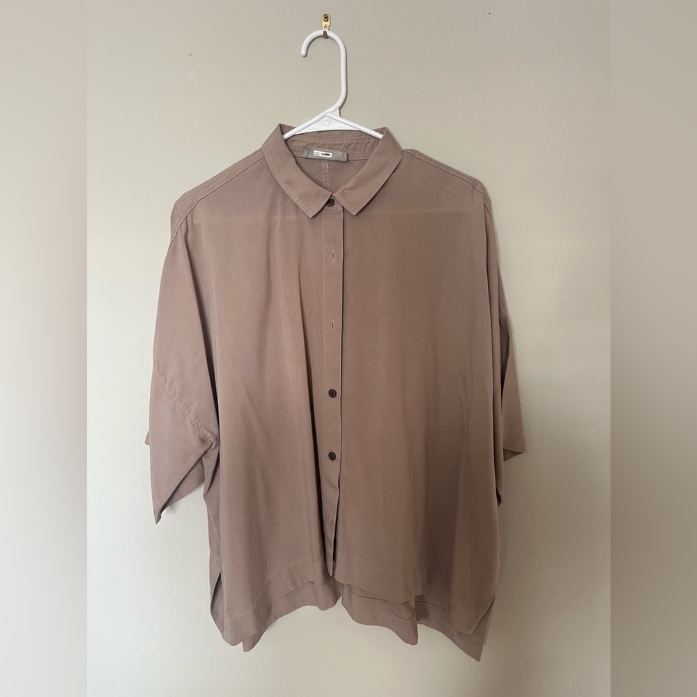 Everlane Drapey Square Shirt - size XL